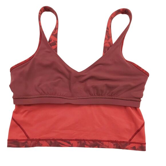 Lululemon Align Crop Tank Top Womens 8 Red Wireless Lightweight Workout Yoga Gym - Picture 5 of 11